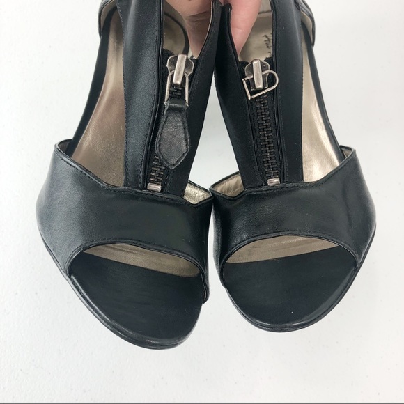 Pour la Victoire black high heel shoes 7.5 (#38) - Picture 5 of 8